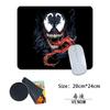 Mouse pad periférico Marvel Series Venom, tapete de mesa antiderrapante para escritório, almofada para laptop e teclado de anime