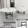 Mesa de Jantar Dobrável Mesa de Jantar Redonda Doméstica Mesa Dobrável Móvel Dobrável Doméstico Novo Modelo Sala de Estar Comendo Mesa de Jantar