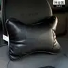 Reposacabezas de hueso para asiento de coche reposacabezas de coche almohada de cuello de cuero Cuatro Estaciones hogar Danipi almohada transpirable de masaje