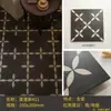 Azulejos de cerâmica estilo retrô francês 200x200 padrão creme preto e branco para banheiro, cozinha, varanda, pisos cerâmicos antiderrapantes
