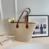 2026 Nova Bolsa de Corda de Algodão de Grande Capacidade para o Dia a Dia, Bolsa de Palha Feminina de Verão, Bolsa Simples Casual para Praia, Litoral e Férias