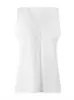 Amazon Comercio Exterior Transfronterizo Europeo y Americano Simple Casual Elegante Color Sólido Sentido de Diseño de Nicho Top Chaleco sin Mangas Cuello en V