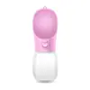 Botella de Agua Portátil para Perros Pequeños Grandes Gatos Exterior Antifugas Recipientes para Beber Caminar Suministros para Chihuahua Bulldog Francés