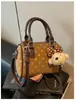 Bolsa Boston de Poá Tendência Nicho Estilo Coreano para Mulheres Verão 2026 Nova Moda Versátil para o Dia a Dia e Trabalho Bolsa Transversal