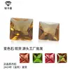 Venta al por mayor de fábrica En stock Corte Princesa Cambia de Color Sultanita Cuadrada Piedra Preciosa Sintética Piedra Suelta