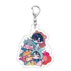 Dropshipping de Chaveiros Acrílicos Irregulares para Palco, Presentes para Mochilas de Estudante, Pingentes Decorativos de Desenhos Animados e Anime