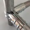 Tubo Redondo de Acero Inoxidable 20/25/32 Conector Galvanizado Clip Sujetador Móvil de Seis Puntas Sin Soldadura Accesorios