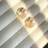 Brincos Pérola Estrela Argola Prata S999 Alto Padrão Feminino Casual Socialite Brincos Cobre Cravejado Zircônia Brincos Atacado