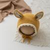 Gorro para bebé Corea del Sur con Otoño e Invierno Nuevo Lindo Cervatillo Gorro para Protección de Oídos para Niñas Engrosado Cálido Gorro Pulóver para Niños