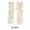Calcetines Jk Calcetines de Media Caña para Mujer Lindo Estilo Japonés Lolitains Encaje Lazo Calcetines de Encaje de Princesa Calcetines Suaves
