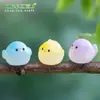 Figuritas de polluelos de alondra grandes, coloridas y creativas transfronterizas, accesorios de decoración DIY para botellas ecológicas, adornos para paisajes en miniatura