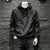 Comercio exterior al por mayor transfronterizo primavera y otoño nuevo estilo chaqueta casual guapa para hombre chaqueta casual versátil abrigo cuello alto
