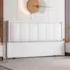 Cabecero tapizado suave, panel de respaldo ultradelgado para dormitorio en casa, de pie, lujo ligero, no requiere instalación, cabecero convertido estilo tatami