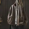 Chaqueta de Cuero para Mujer 2026 Nueva Primavera Negra Pu Ajustada Estilo Casual para Figuras Pequeñas