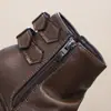 Botines cortos para niña, nueva colección otoño/invierno 2026, estilo coreano, inspirados en princesas, cómodos, versátiles, antideslizantes, con suela blanda, botas Martin