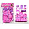 Juguetes Modelo de Casa de Juego para Niños Pueden Contener Dulces Casa de Champiñón Serie de Combinación de Muebles Juego de 10 Piezas