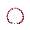 Pulseira de Coração com Zircônia Microincrustada e Cravejada de Diamantes, Moda Transfronteiriça Europeia e Americana, Joias de Venda Quente, Acessórios da Moda