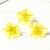Cabeça de Flor de Pêssego Simulada 3cm DIY Roupas Corsage Acessórios de Enfeite de Cabeça Materiais Decoração Sala de Estar Doméstica Adereços para Fotos
