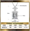 Colar de prata de lei S925 estilo coreano minimalista com pingente de diamante quadrado para mulheres, apresentando um design brilhante e delicado com uma estética cool e discreta, uma corrente para clavícula com um toque único e sofisticado
