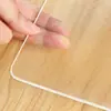 Mantel de Vidrio Blando para Escritorio Impermeable a Prueba de Aceite Lavable Resistente al Calor Tapete de Mesa Pvc para Mesa de Comedor Transparente para Mesa de Café Cristalino