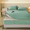 Sábanas Acolchadas Gruesas de Terciopelo de Cristal Clase A, Funda de Cama de Seis Lados Completamente Envuelta, Cremallera en los Cuatro Lados, Colcha, Colchón Simmons