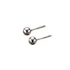 Mini Pendientes de Botón Completamente Plateados S999, Pendientes Sencillos y Versátiles para el Cartílago del Oído, Pendientes de Moda, Accesorios para el Oído Más Vendidos 2026