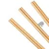 Palillos de bambú natural, hechos de madera maciza, con diseño antideslizante, calidad de alta gama, extralargos, aptos para fondue, resistentes al moho y al calor, ideales para freír