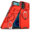 Adequado para Capa de Celular Moto g Play Motorola g Power Suporte de Janela de Empurrar Capa Protetora Anti-Queda
