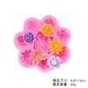 Nuevo Pétalo de Flor Rosa Pistilo Pliegue Molde de Silicona de Azúcar Flor Pequeña Flor Rosa Horneado Decorativo Gota de Gel Molde de Yeso