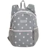 Mochila universitaria ligera de gran capacidad, estilo coreano de nicho, elegante, modelo nuevo 2026, estilo diario de lunares para mujer