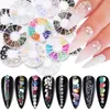 Comércio Exterior Popular Disco de Nail Art Joia Transparente Colorido Fundo Pontiagudo Caixa de Diamante Diamante para Unhas Arte de Unhas com Diamante Lote Misturado de Diamante