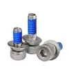Tornillo de Combinación Triple con Cabeza Cilíndrica y Enchufe Hexagonal de Acero Inoxidable 304, Tornillo Cilíndrico Antiaflojamiento y Anticaída, Tornillo Dispensador