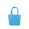 Bolsa de Praia Eva Moda Coreana Estilo Ins Bolsa de Almoço Leve Impermeável Acessórios de Joias DIY Bolsa Versátil com Furos