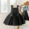 2026 nuevo vestido de tirantes con falda abullonada vestido tipo tubo retro francés con lazo vestido para fiesta de cumpleaños