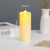 Velas Eletrônicas de LED, Velas Falsas Simuladas, Luzes Decorativas, Enfeites Românticos de Casamento, Adereços, Luzes de Atmosfera de Vela Transfronteiriças