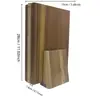 Tabla de cortar de cocina transfronteriza, Tabla de cortar de madera de acacia, Tabla de cortar con forma de libro, Adorno de madera, Tabla de cortar de madera maciza con forma de libro, Hecho a medida