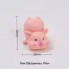 Boneca leitãozinha desenho animado criativo feito à mão DIY peças de acessório cola de creme resina pequenos materiais de acessório atacado