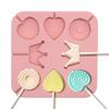 Molde de silicona para piruletas de chocolate, Pascua, océano, repostería, herramientas de bricolaje, molde cuadrado para dulces para niños