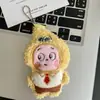 Disfraces de Dibujos Animados Cambiantes de Esponja Hombre Peluche Llavero Decoración de Mochila Colgante Muñeco de Dibujos Animados Pequeño Adorno Colgante