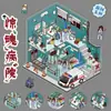 Adesivos de Paisagismo de Desenho Animado Mundo Miniatura de Animais de Estimação Colagem 3D Cabana Divertida Descompressão Cena DIY Adesivos de Decoração Atacado