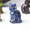[Adornos de Gato de la Suerte] Resina Tallada a Mano Mascota de la Suerte Decoración para Hogar y Tienda Creativo