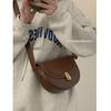 Bolsa Pequeña con Textura Nicho Retro Personalizada OEM para Mujer 2022 Nueva Bolsa de Silla de Montar Simple Versátil Bandolera