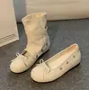 Botines de Doble Uso para Mujer 2026 Nuevos de Verano Súper Populares Botines de Ballet con Tacón Oculto con Hebilla de Cinturón Desmontable Botas de Doble Uso