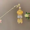 Horquilla de Ébano para Mujer con un Toque Fresco y Elegante, Horquilla de Flor de Magnolia, Accesorio para el Cabello de Estilo Tradicional para Peinados Recogidos Diarios