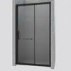 Produção Atacadista do Fabricante de Trilho Deslizante Ultra Silencioso com Polia Dupla, Divisórias de Banheiro Push-Pull para Separação de Áreas Secas e Úmidas, Vidro para Banheiro