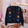 Suéter para Niñas Otoño Nuevo Cárdigan de Punto para Niños Moderno Elegante Chaqueta Suéter de Punto Top Elegante de Otoño