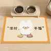 Tapete para comida de mascotas, tapete para piso, tapete para platos, tapete para el hogar, antideslizante, antimanchas, impermeable, tapete para jaula de perros, tapete para alimentación, nuevo