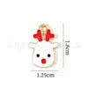 Pingente de natal liga pingente gota de óleo acessórios de joalheria DIY alce de natal veado de natal brincos acessórios de pulseira