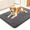 Popular Alfombrilla de Chenilla para Mascotas para Entrada y Baño, Alfombrilla Rascadora para Mascotas, Almohadilla Absorbente de Orina, Cama para Perros