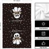 Jit Dropshipping Temu Popular Toalla de Halloween Calavera Cocina Absorbente Paño de Cocina Mesa de Comedor Mesa de Comedor Toalla Festiva